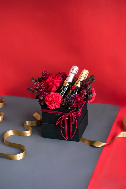 甜蜜慶賀 小黑方香檳禮盒