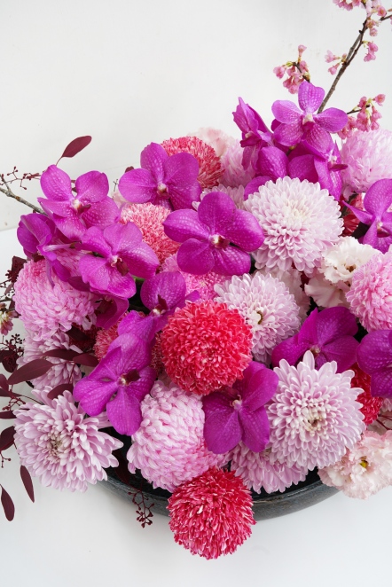 春之宴 藍礦盆花