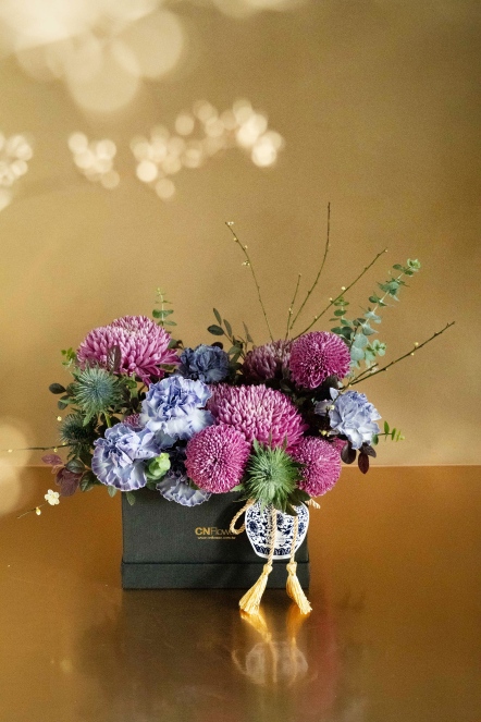 紫春雅宴 鮮花禮盒