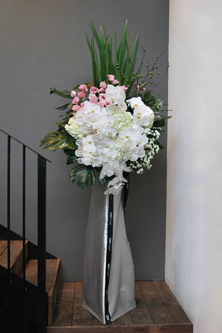 春妍粉白色系高架花籃