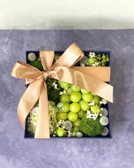 果香綠秋 水果花禮 (麝香葡萄款)
