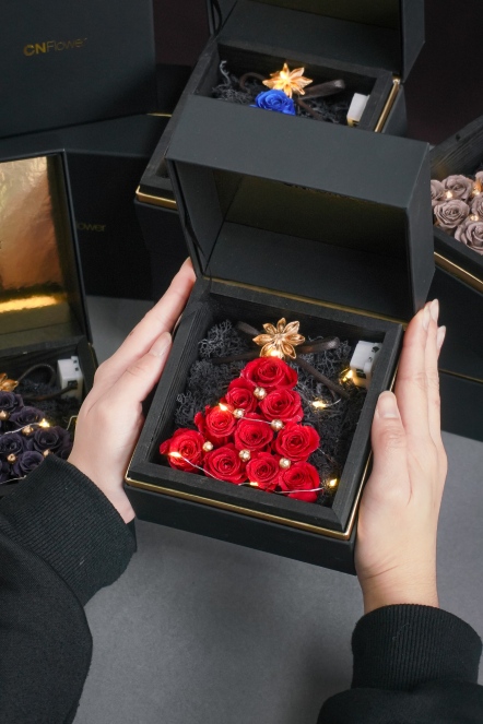 玫好小聖誕樹 恆星花禮