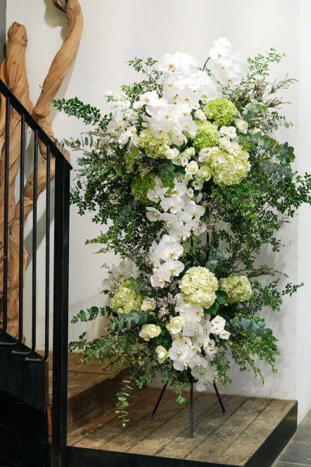 蘭花王國系列-白綠花饗高架(需三日前預訂)