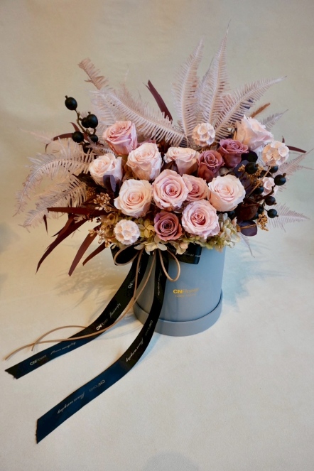 蜜桃甜秋 恆星花禮